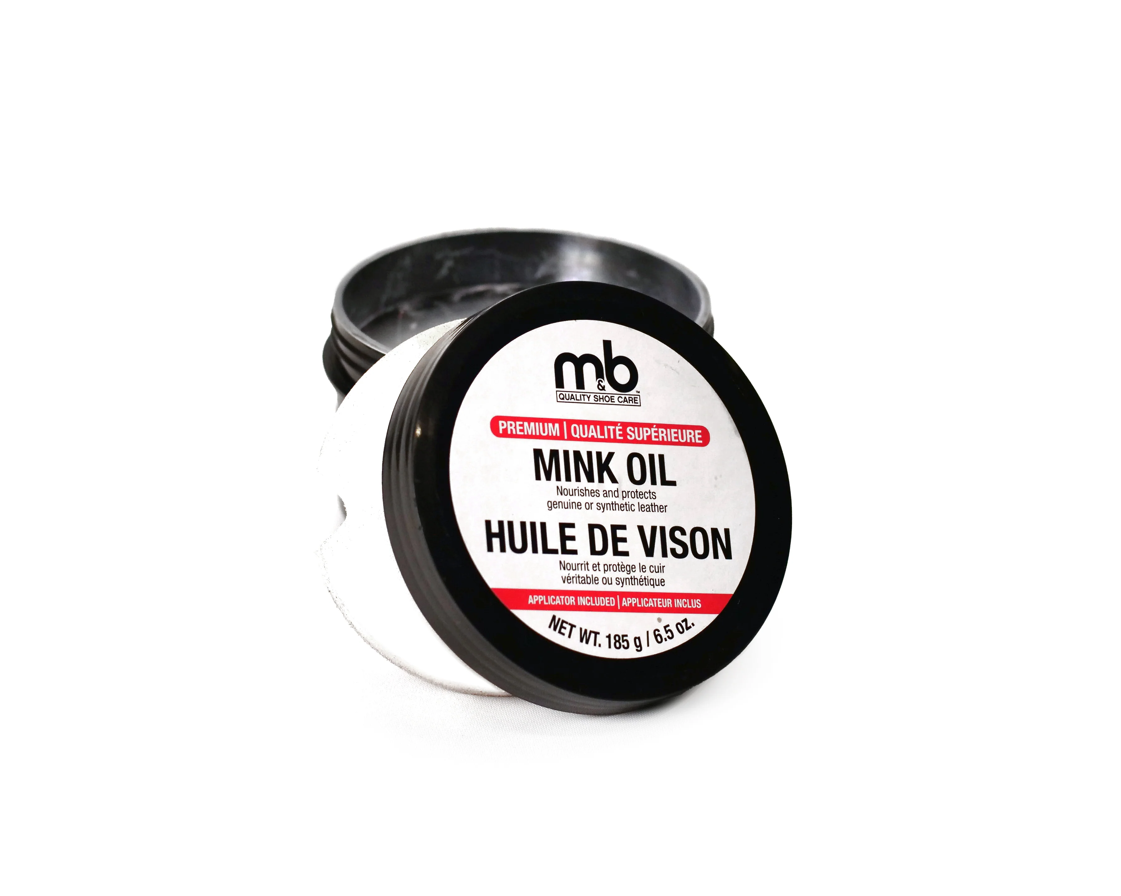 M&B Mink Oil-Tub, 6.5oz - Waterproofing & Conditioning Leather - Image 3